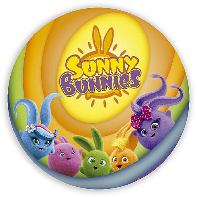 Painel Redondo - Sunny Bunnies - Sublimado 3D
