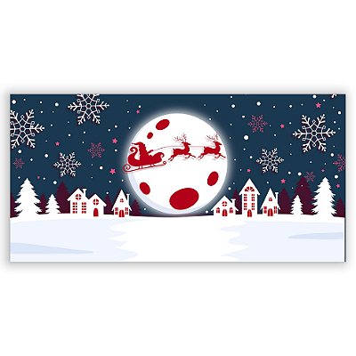 Capa Painel Retangular Sublimado - Natal