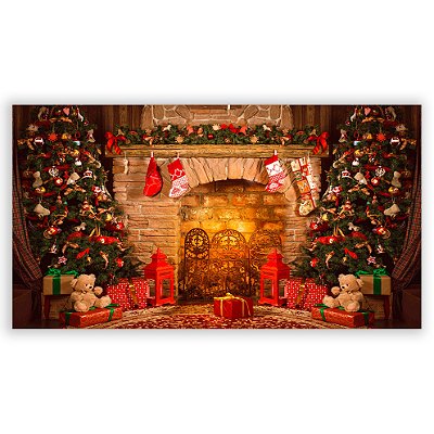 Capa Painel Retangular Sublimado - Natal