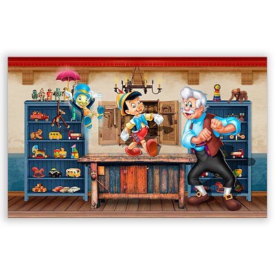 Painel Retangular - Pinóquio - Sublimado 3D
