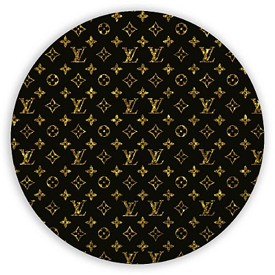 Painel Redondo - Louis Luitton - Sublimado 3D