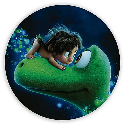 Painel Redondo - O Bom Dinossauro - Sublimado 3D