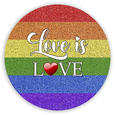 Painel Redondo - LGBT  - Sublimado 3D