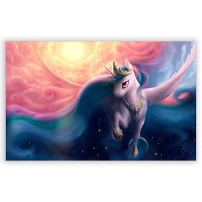 Capa Painel Retangular Sublimado - Unicornio