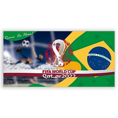 Painel Retangular - Copa Qatar - Sublimado 3D