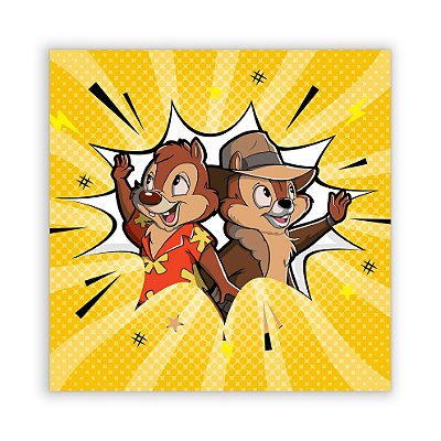 Painel Quadrado - Tico e Teco - Sublimado 3D