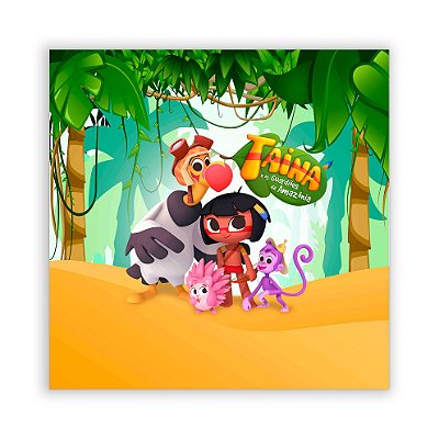 Painel Quadrado - Tainá - Sublimado 3D