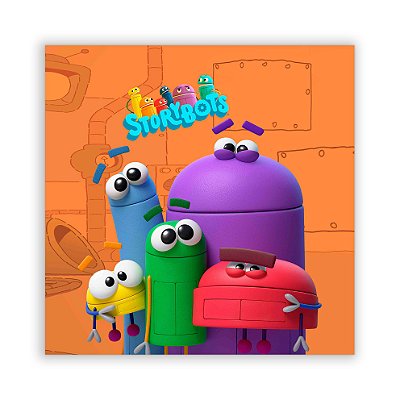 Painel Quadrado - StoryBots - Sublimado 3D