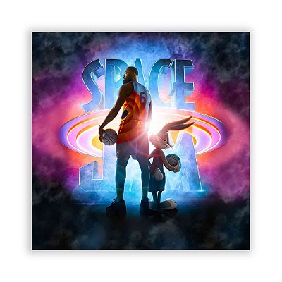 Painel Quadrado - Space Jam - Sublimado 3D