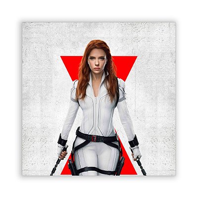 Painel Quadrado - Viuva Negra - Sublimado 3D