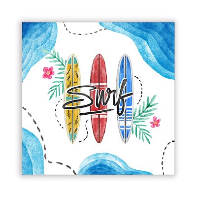 Painel Quadrado - Surf - Sublimado 3D