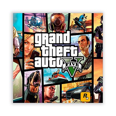 Painel Quadrado - GTA 5 - Sublimado 3D
