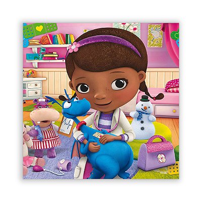 Painel Quadrado - Doutora Brinquedos - Sublimado 3D