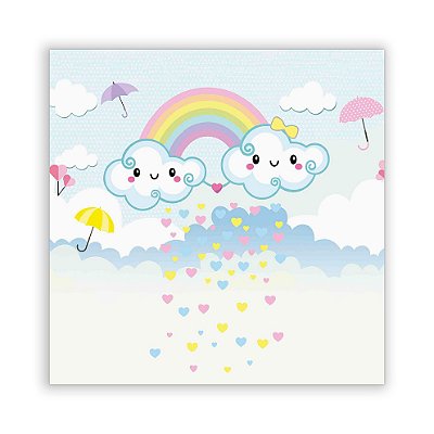 Painel Quadrado - Chuva de Amor chuva de amor - Sublimado 3D