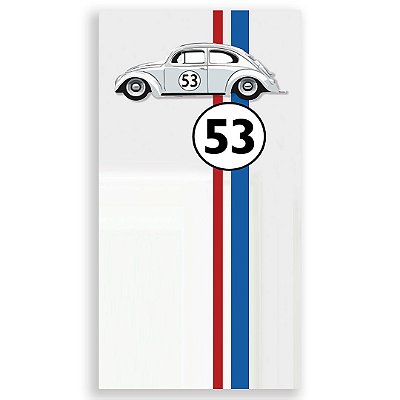 Faixa Lateral - Herbie Fusca - Sublimado 3D