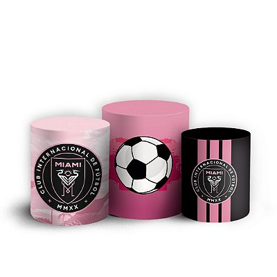 Trio Cilindro - Inter Miami - Sublimado 3D + Elástico