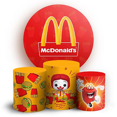 KIT Redondo e Trio - McDonalds - Sublimado 3D