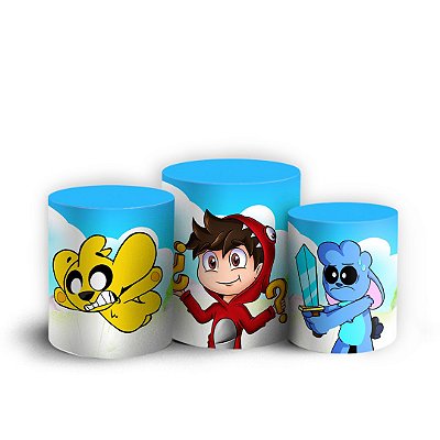 Trio Cilindro - MikeCrack - Sublimado 3D + Elástico