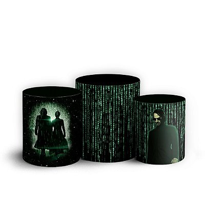 Trio Cilindro - Matrix - Sublimado 3D + Elástico
