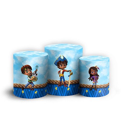 Trio Cilindro - Santiago dos Mares - Sublimado 3D + Elástico