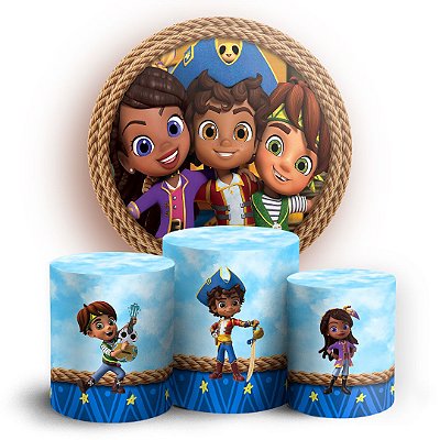 KIT Redondo e Trio - Santiago dos Mares - Sublimado 3D