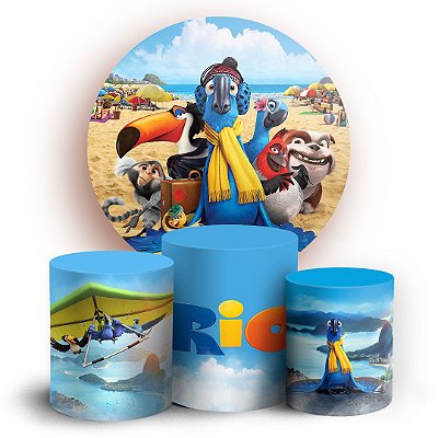 KIT Redondo e Trio - Rio - Sublimado 3D