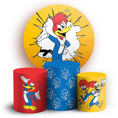 KIT Redondo e Trio - Pica Pau - Sublimado 3D