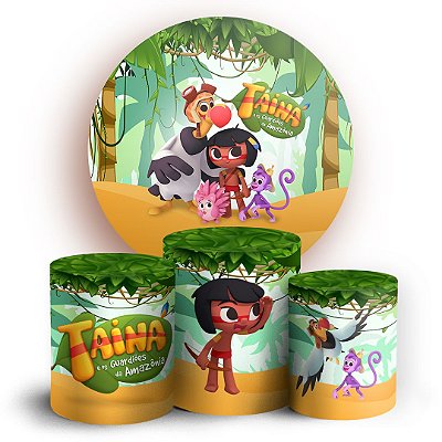 KIT Redondo e Trio - Tainá - Sublimado 3D