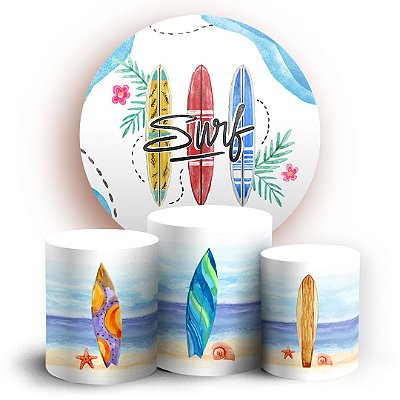 KIT Redondo e Trio - Surf - Sublimado 3D