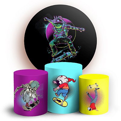 KIT Redondo e Trio - Skate - Sublimado 3D