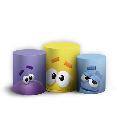 Trio Cilindro - StoryBots - Sublimado 3D + Elástico