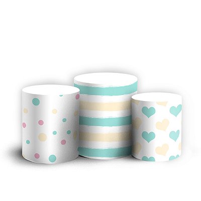 Trio Cilindro - Turma da Mônica Baby - Sublimado 3D + Elástico