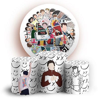 KIT Redondo e Trio - Louis Tomlinson - Sublimado 3D