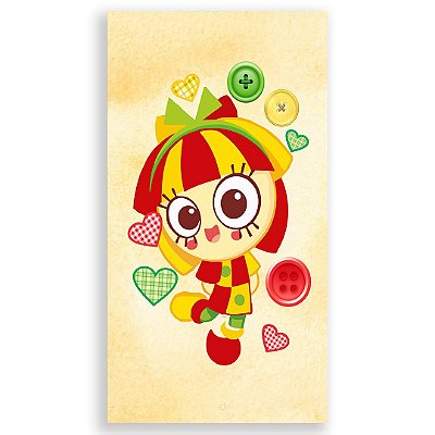 Faixa Lateral - Emilia Sitio do Pica Pau Amarelo - Sublimado 3D