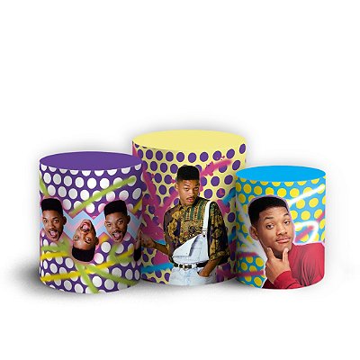 Trio Cilindro - Um Maluco no Pedaço - Sublimado 3D + Elástico