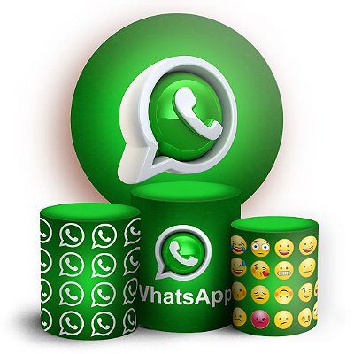 KIT Redondo e Trio - Whatsapp - Sublimado 3D