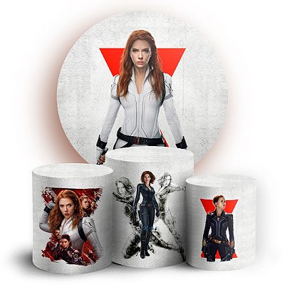 KIT Redondo e Trio - Viuva Negra - Sublimado 3D