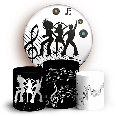 KIT Redondo e Trio - Balada Discoteca - Sublimado 3D