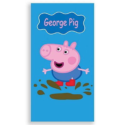 Faixa Lateral - George Pig Peppa Pig - Sublimado 3D