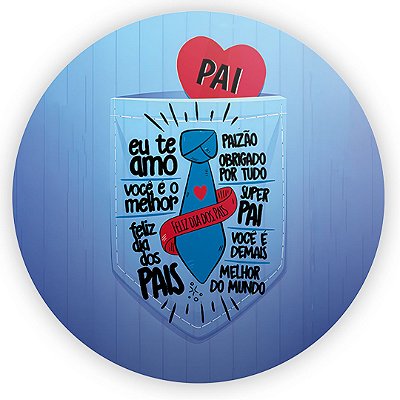 Mini Painel - Dia dos Pais - Sublimado 3D