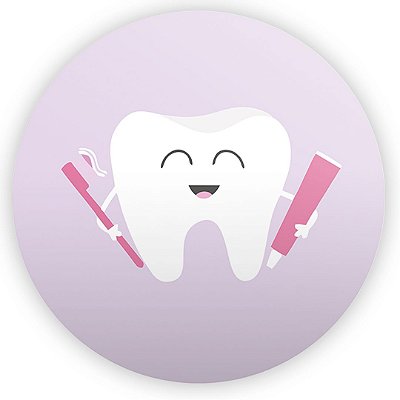 Mini Painel - Dentista Rosa - Sublimado 3D