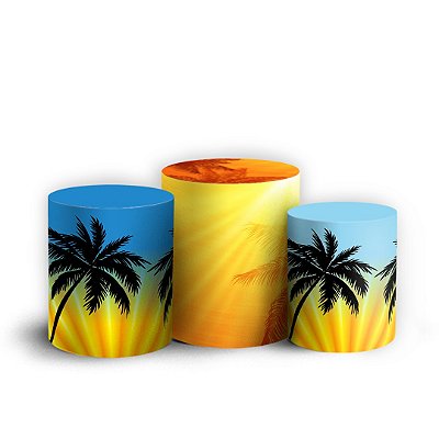 Trio Cilindro - Tardezinha - Sublimado 3D + Elástico