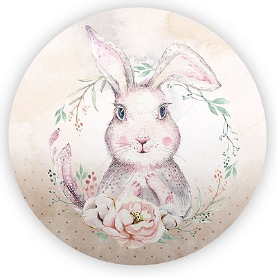 Painel Redondo - Pascoa - Sublimado 3D