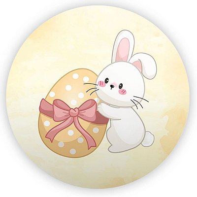 Painel Redondo - Pascoa - Sublimado 3D