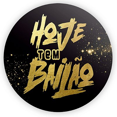 Painel Redondo - Bailão - Sublimado 3D