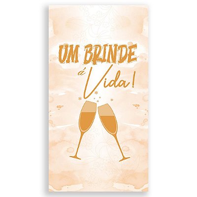Faixa Lateral - Um Brinde a Vida - Sublimado 3D