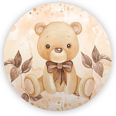 Mini Painel - Ursinho Marrom - Sublimado 3D