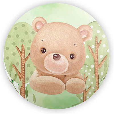 Mini Painel - Urso Verde - Sublimado 3D
