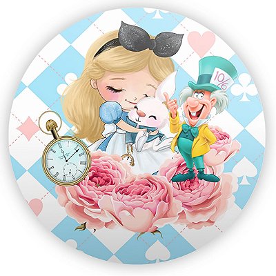 Mini Painel - Alice Pais Das Maravilhas Baby - Sublimado 3D