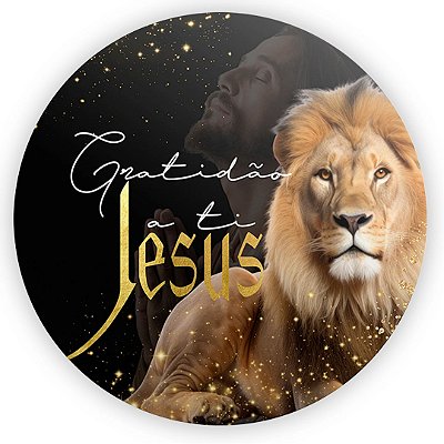 Mini Painel - Jesus Leao De Juda - Sublimado 3D